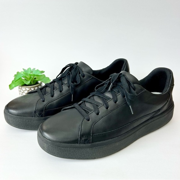 Kizik Vegas Black Leather Slip-On Lace-Up Sneakers Men\'s Size 11 main image 9